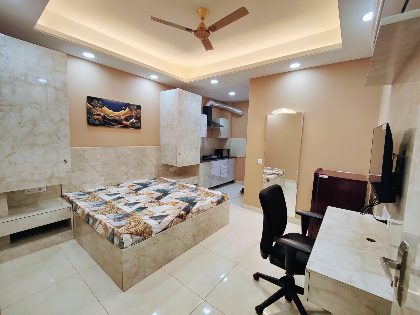 1Rk fully frunished in sector 52 Gurgoan